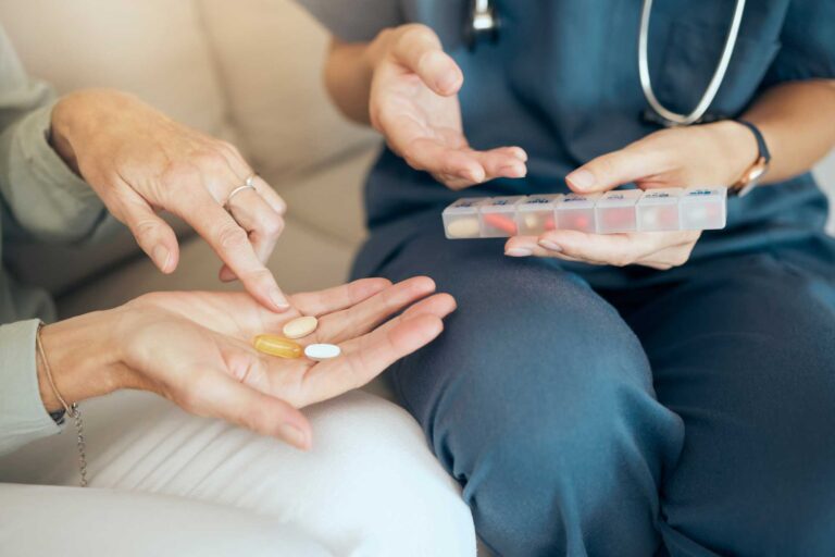 Thrive Mind & Wellness Center | Medication Management | Senior receives med management advice.